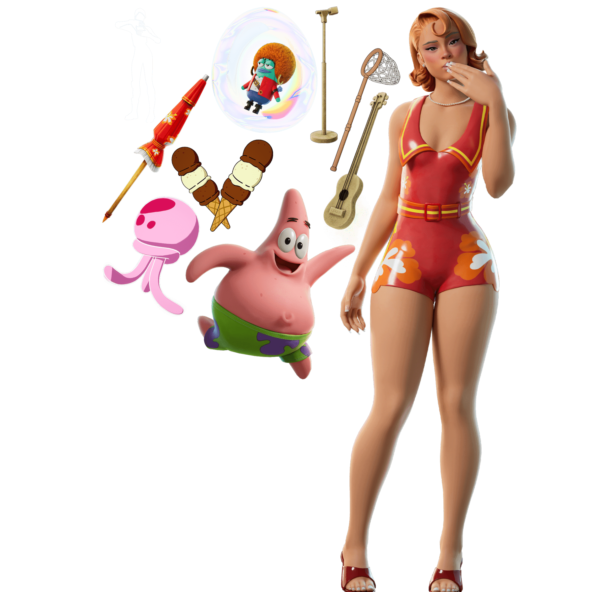Bikini Bottom Ice Spice & Patrick Star Bundle